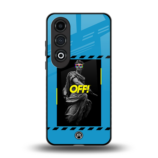 groovy caesar back phone cover | glass case for oneplus nord ce 4