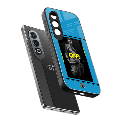 groovy caesar back phone cover | glass case for oneplus nord ce 4