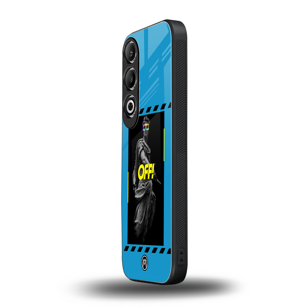 groovy caesar back phone cover | glass case for oneplus nord ce 4