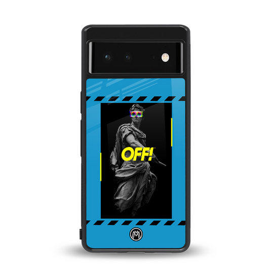 groovy caesar back phone cover | glass case for Google Pixel 6A
