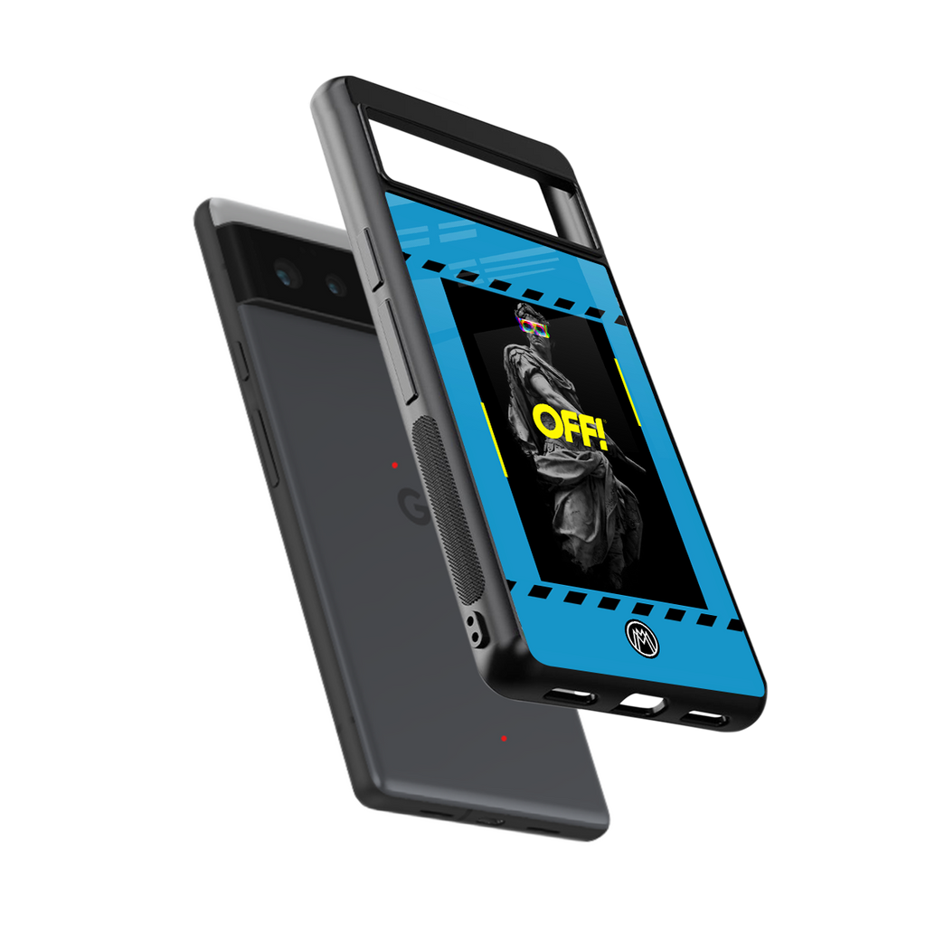groovy caesar back phone cover | glass case for Google Pixel 6A