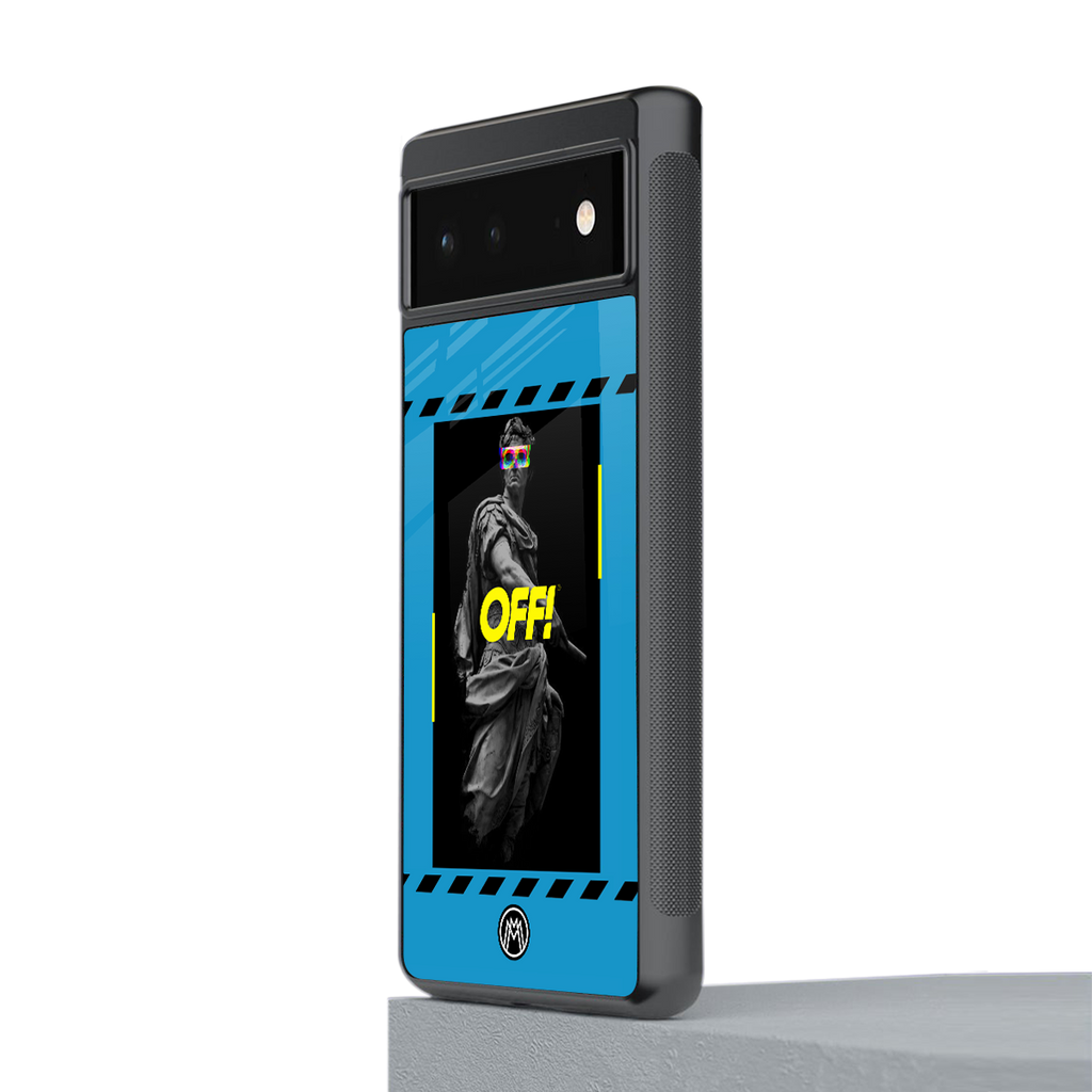 groovy caesar back phone cover | glass case for Google Pixel 6A