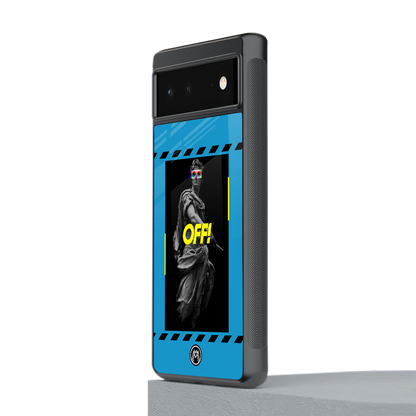groovy caesar back phone cover | glass case for Google Pixel 6A
