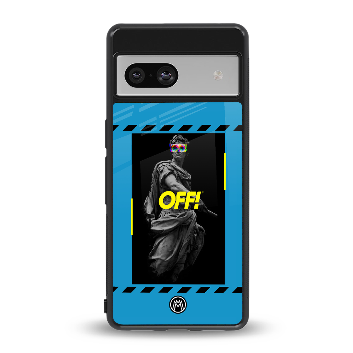 groovy caesar back phone cover | glass case for Google Pixel 7