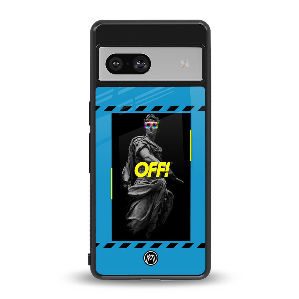 groovy caesar back phone cover | glass case for Google Pixel 7A