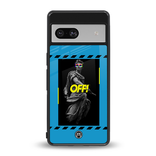 groovy caesar back phone cover | glass case for Google Pixel 7A