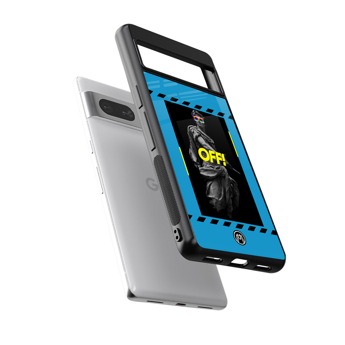 groovy caesar back phone cover | glass case for Google Pixel 7