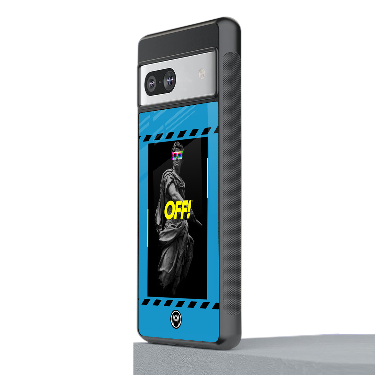 groovy caesar back phone cover | glass case for Google Pixel 7