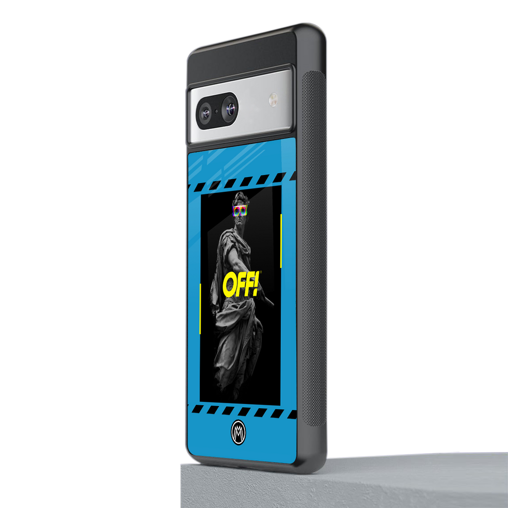 groovy caesar back phone cover | glass case for Google Pixel 7A