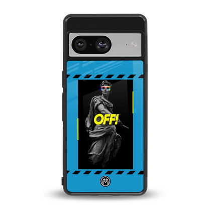 groovy caesar back phone cover | glass case for Google Pixel 8