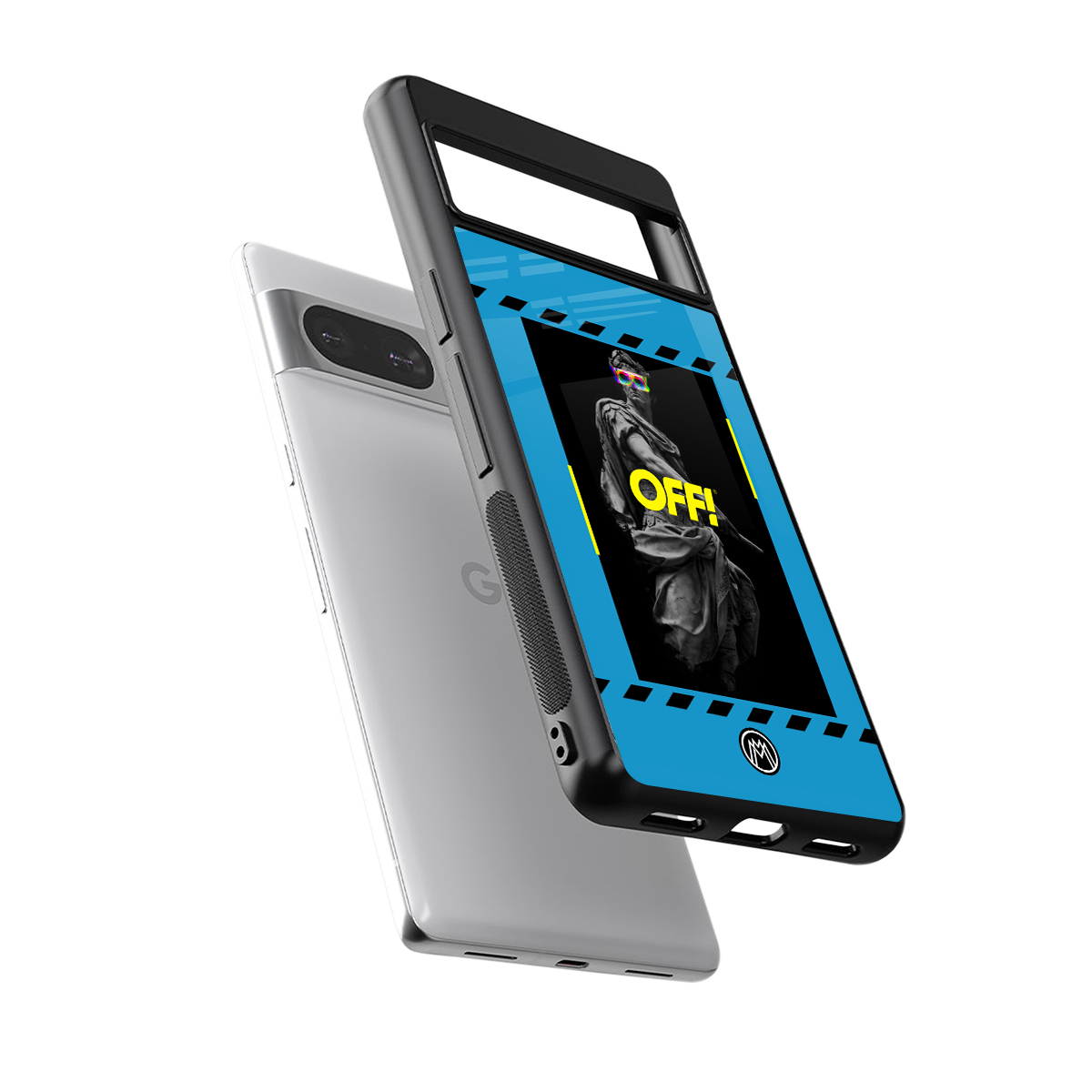 groovy caesar back phone cover | glass case for Google Pixel 8