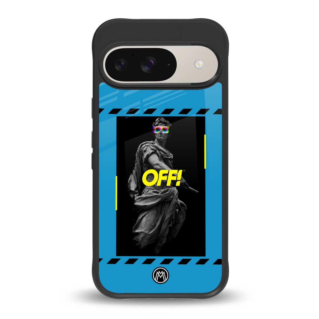 groovy caesar back phone cover | glass case for google pixel 9