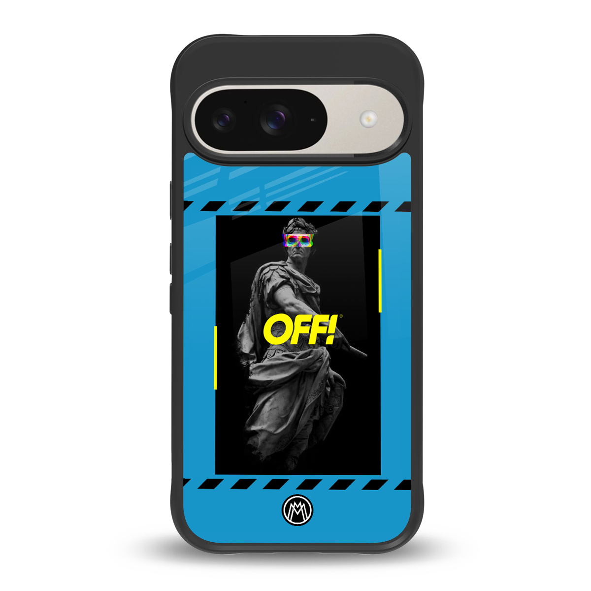 groovy caesar back phone cover | glass case for google pixel 9