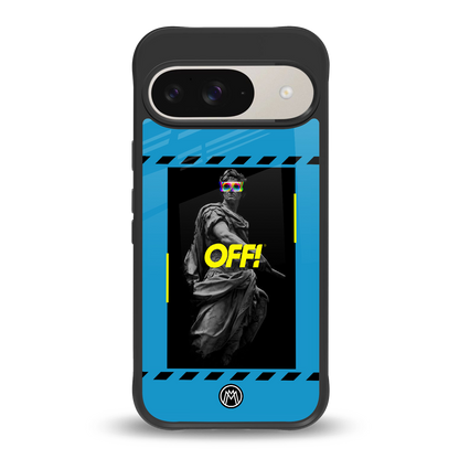 groovy caesar back phone cover | glass case for google pixel 9