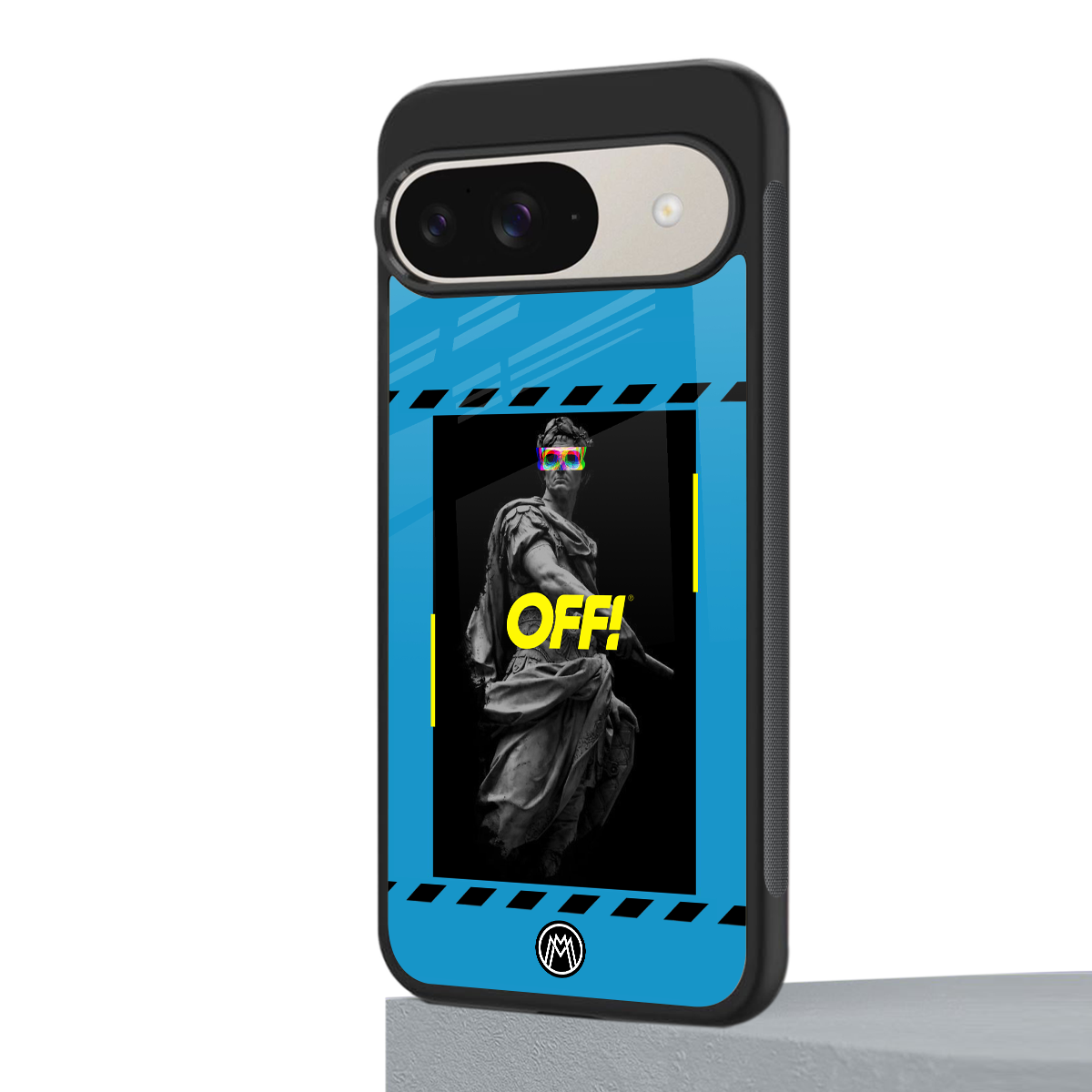 groovy caesar back phone cover | glass case for google pixel 9