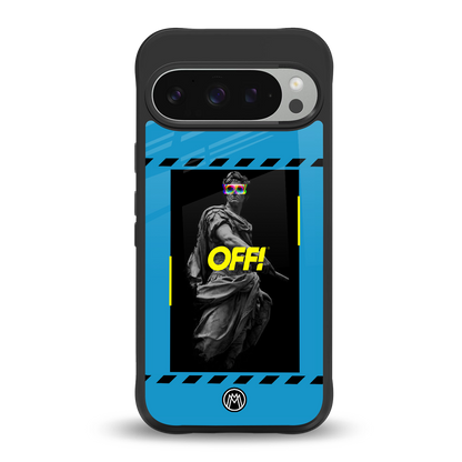 groovy caesar back phone cover | glass case for google pixel 9 pro xl