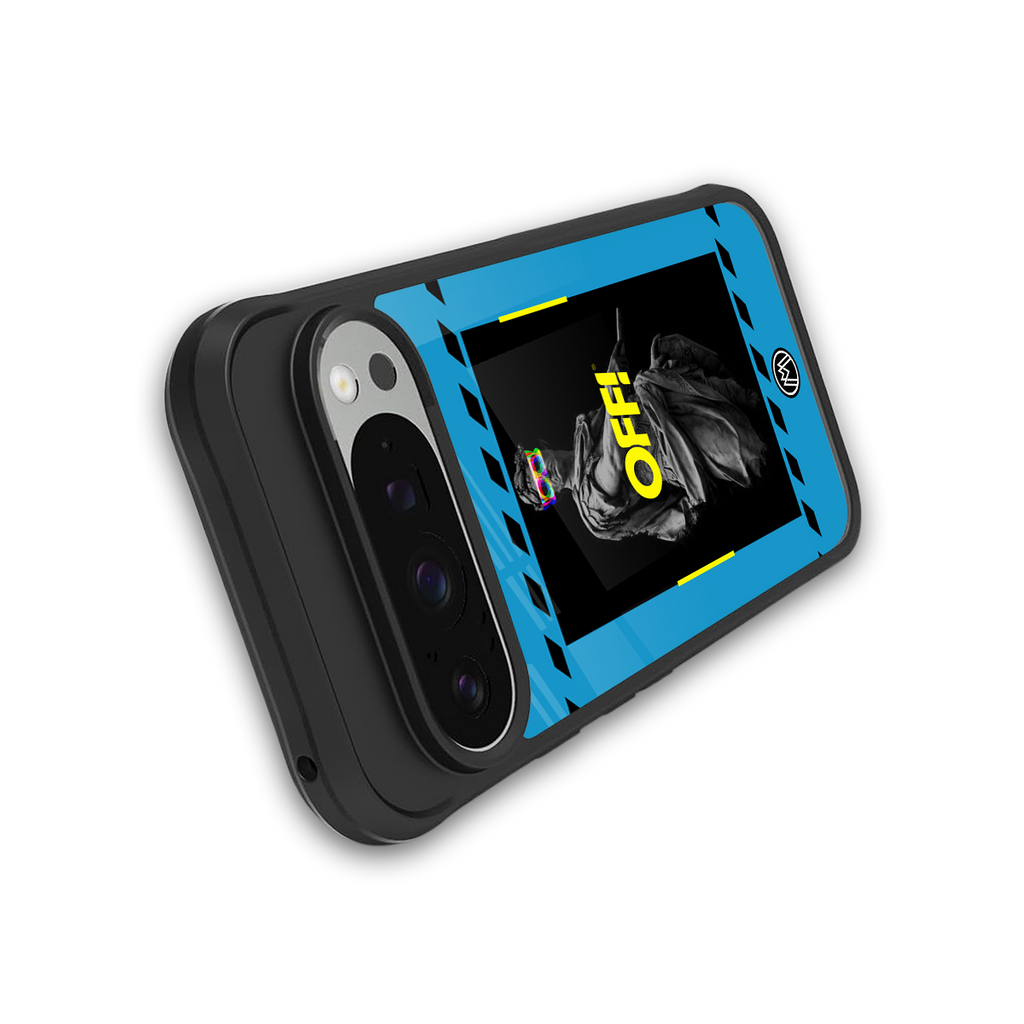 groovy caesar back phone cover | glass case for google pixel 9 pro xl