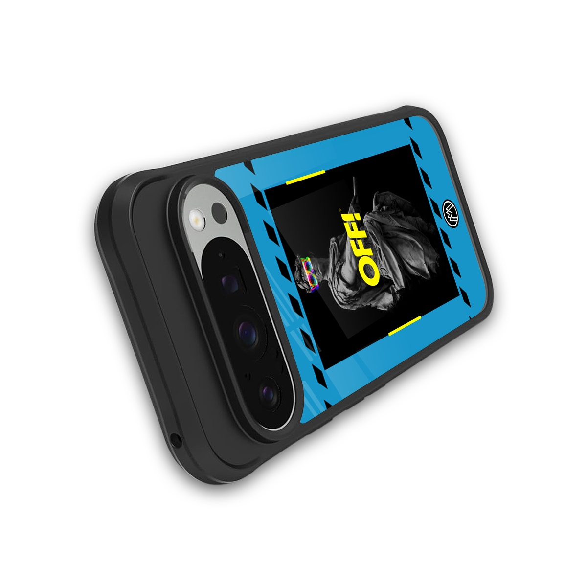 groovy caesar back phone cover | glass case for google pixel 9 pro xl
