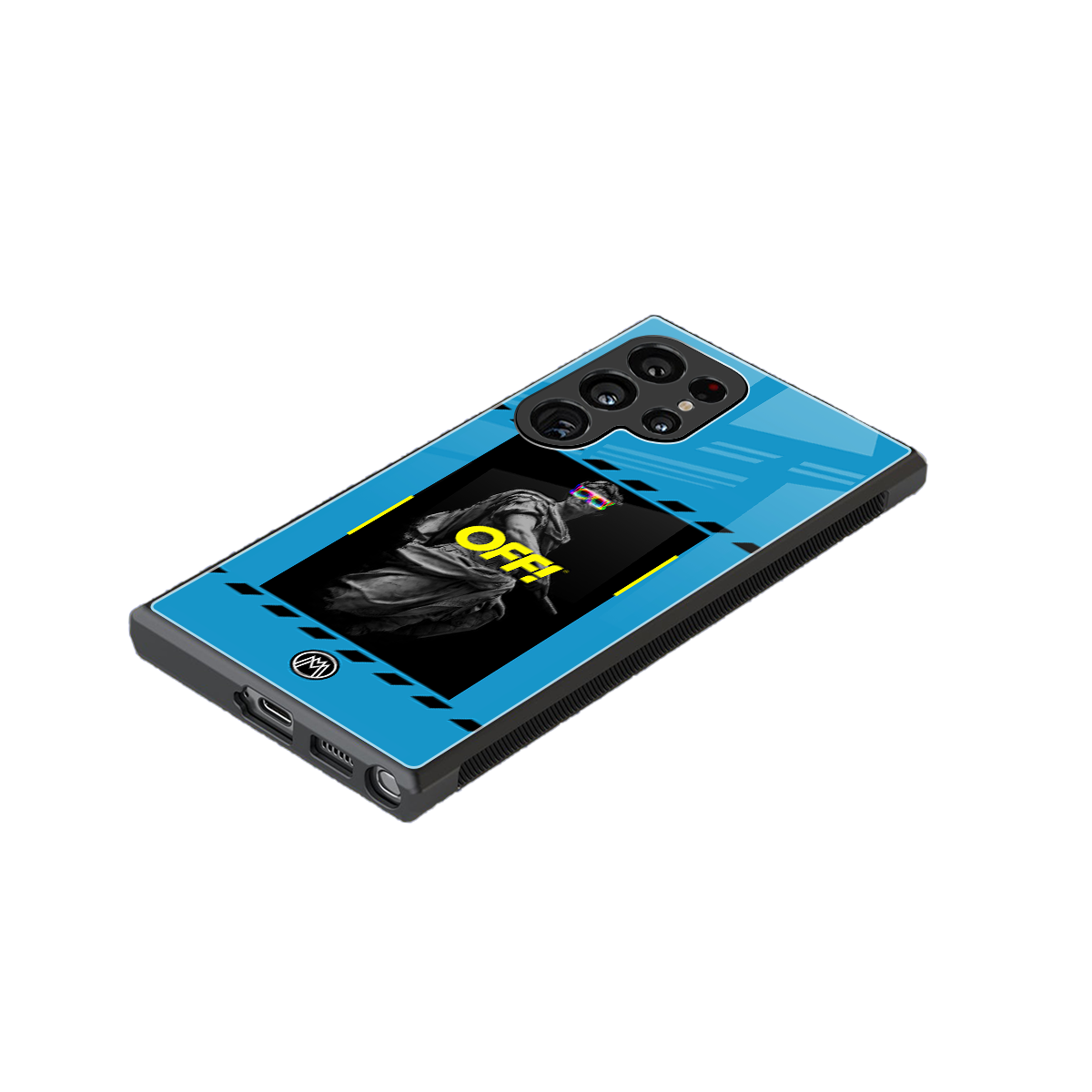 groovy caesar back phone cover | glass case for samsung galaxy s23 ultra