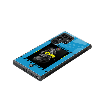 groovy caesar back phone cover | glass case for samsung galaxy s23 ultra