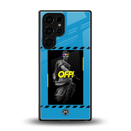 groovy caesar back phone cover | glass case for samsung galaxy s25 ultra