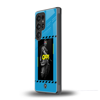 groovy caesar back phone cover | glass case for samsung galaxy s25 ultra