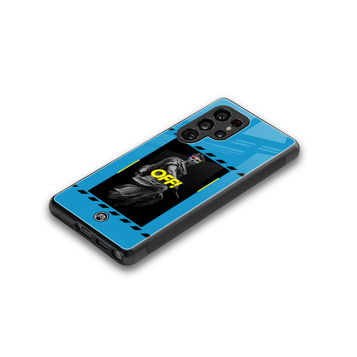 groovy caesar back phone cover | glass case for samsung galaxy s25 ultra