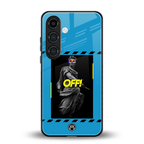 groovy caesar back phone cover | glass case for samsung galaxy s23 plus
