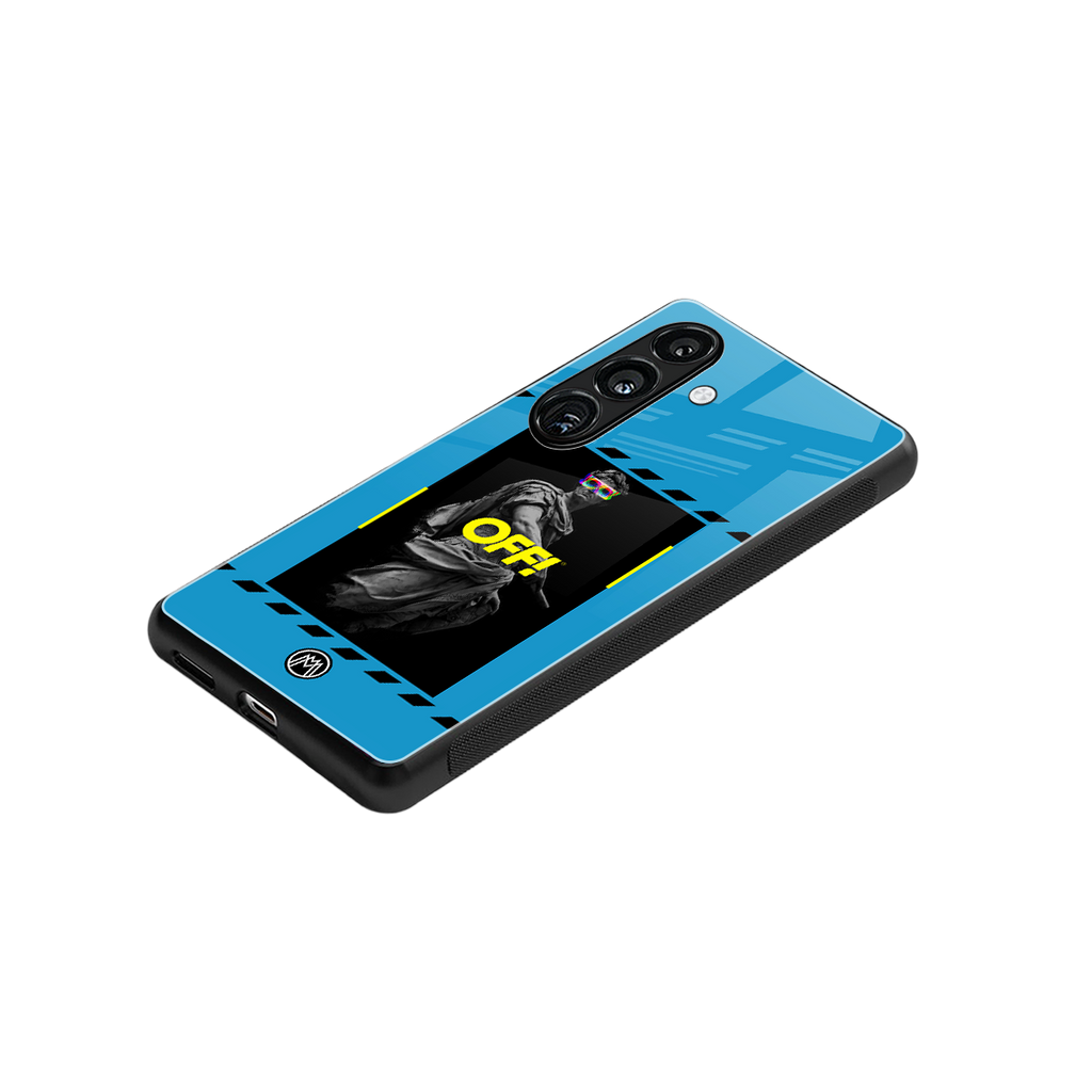 groovy caesar back phone cover | glass case for samsung galaxy s24