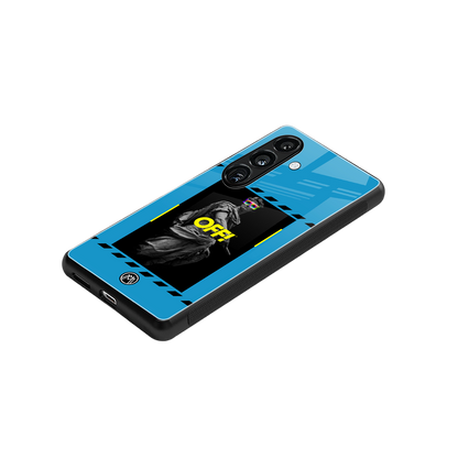 groovy caesar back phone cover | glass case for samsung galaxy s24 fe