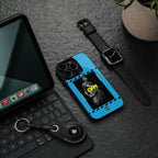 groovy caesar back phone cover | glass case for iphone 15 plus