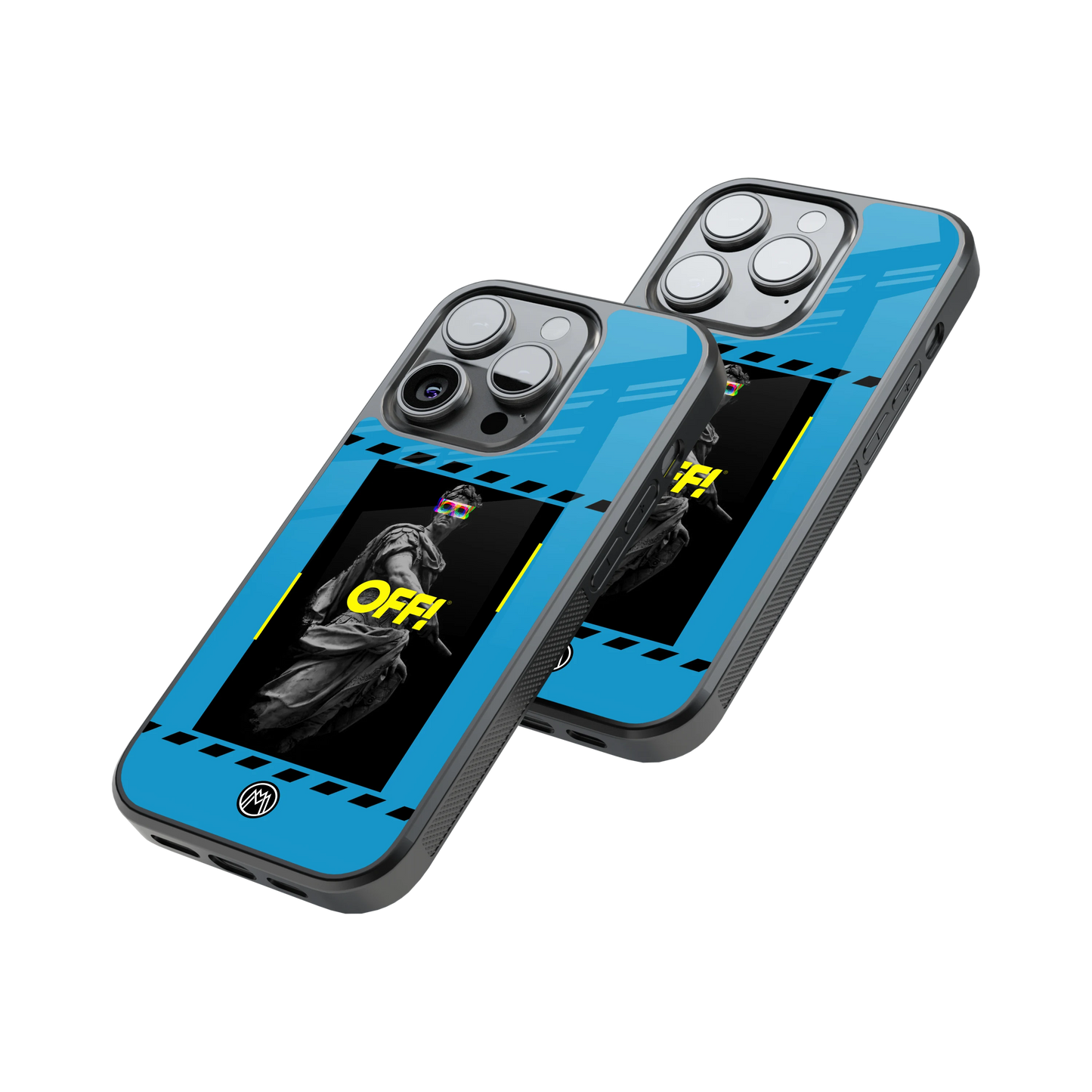 Protective Glass Back Phone Case Compatible with iPhone, Samsung, OnePlus, Pixel & More