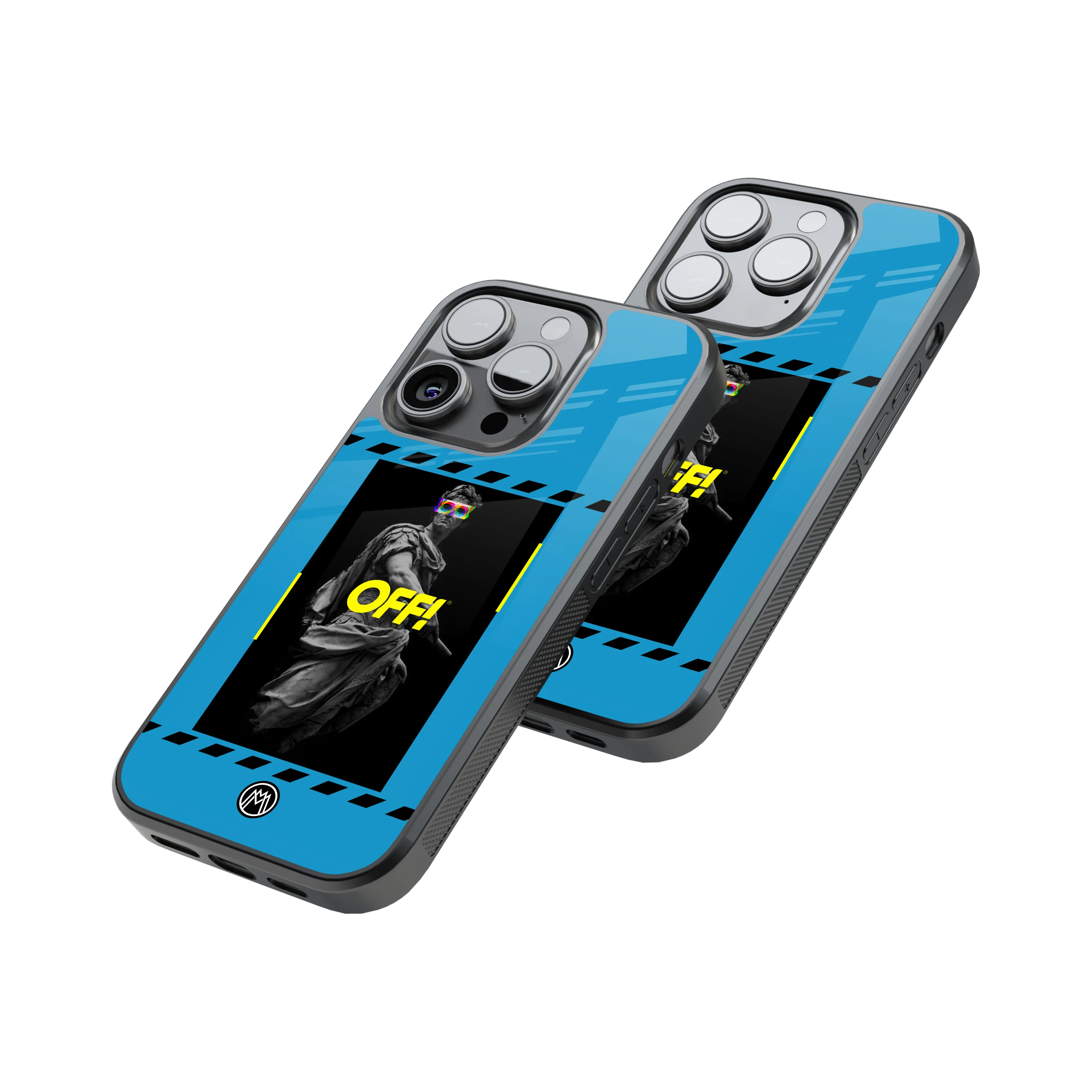 Protective Glass Back Phone Case Compatible with iPhone, Samsung, OnePlus, Pixel & More