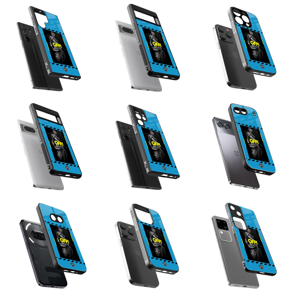 Durable Glass Back Mobile Case for iPhone, Samsung, OnePlus, Google Pixel, Redmi, Vivo, Oppo
