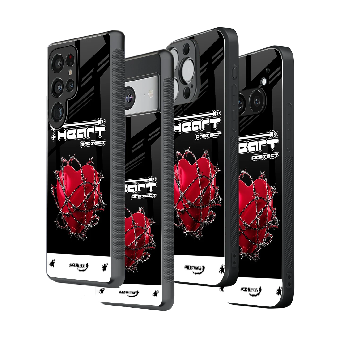 Stylish Glass Back Case for All Smartphones iPhone, Samsung, OnePlus, Pixel, Redmi, Oppo, Vivo, Motorola