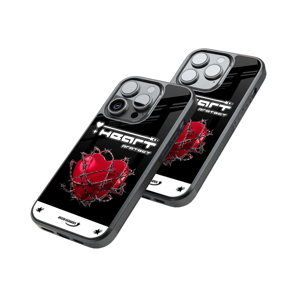 Protective Glass Back Phone Case Compatible with iPhone, Samsung, OnePlus, Pixel & More