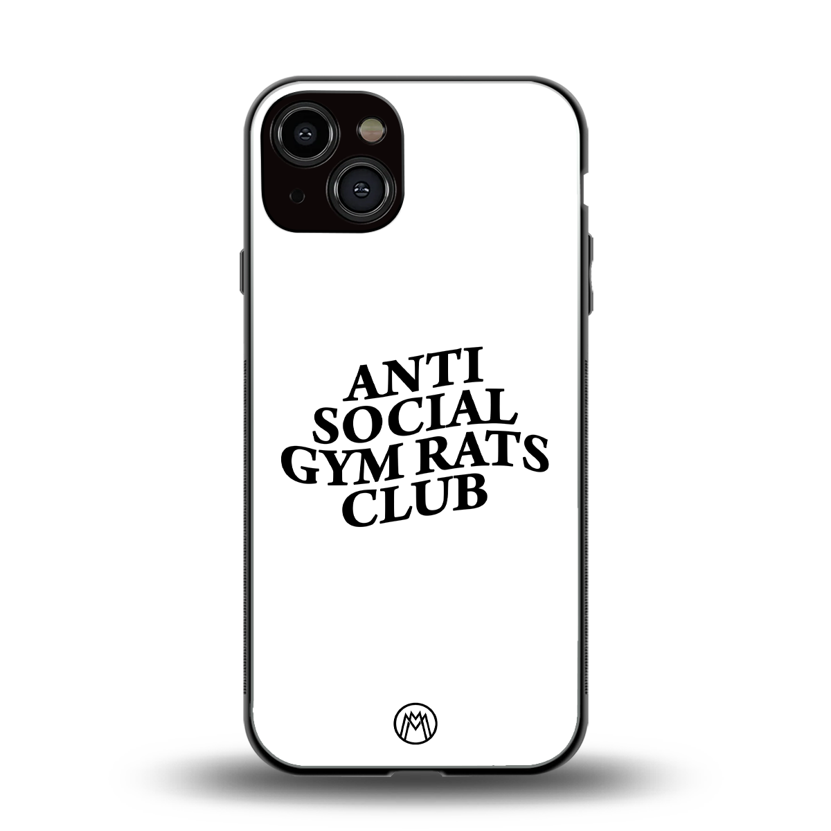 gym rats club back phone cover | glass case for iphone 13