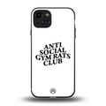 gym rats club back phone cover | glass case for iphone 14