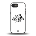 gym rats club back phone cover | glass case for iphone 16e