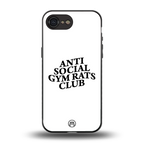 gym rats club back phone cover | glass case for iphone 16e