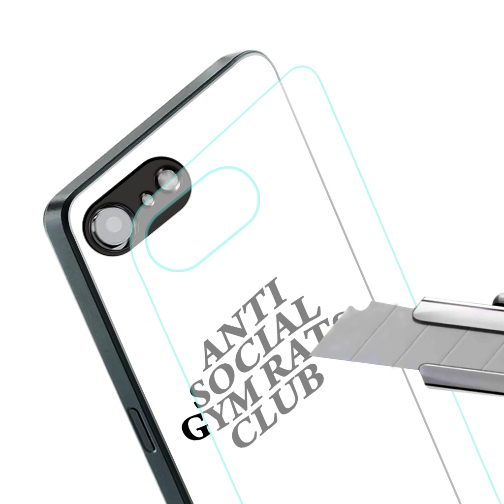 gym rats club back phone cover | glass case for iphone 16e
