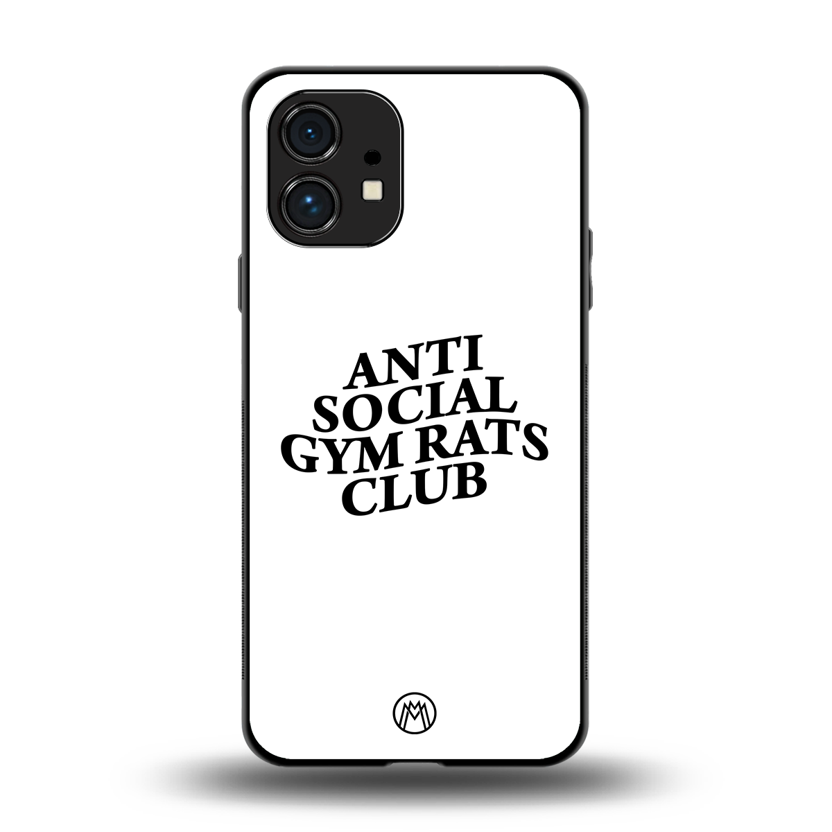 gym rats club back phone cover | glass case for nothing phone 1