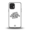 gym rats club back phone cover | glass case for nothing phone 2