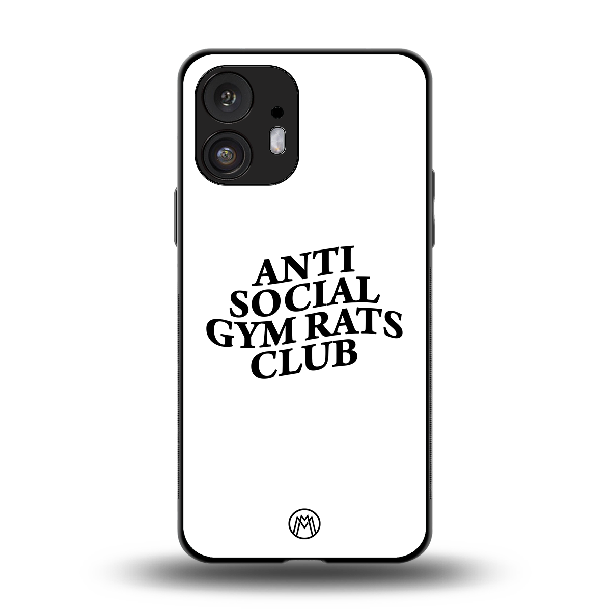 gym rats club back phone cover | glass case for nothing phone 2