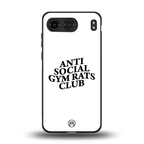 gym rats club back phone cover | glass case for oneplus nord 4