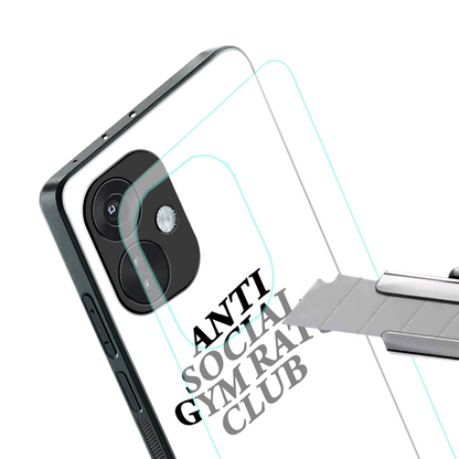 gym rats club back phone cover | glass case for oneplus nord ce 3