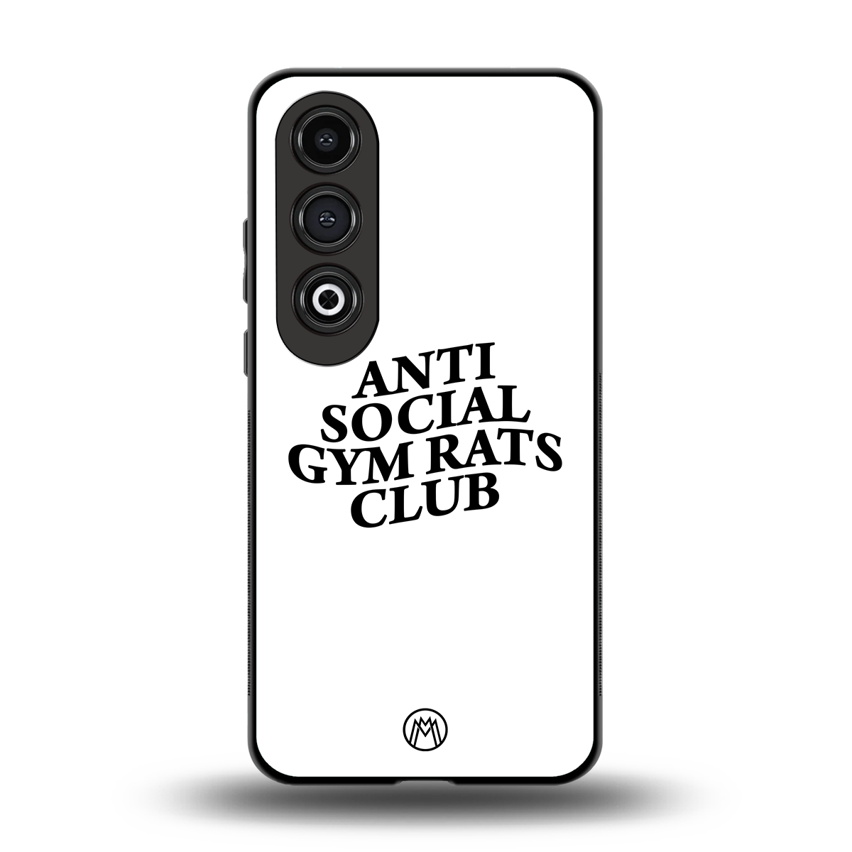 gym rats club back phone cover | glass case for oneplus nord ce 4
