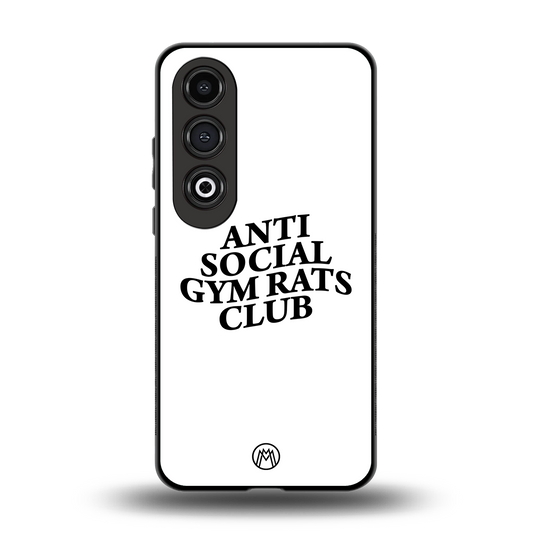 gym rats club back phone cover | glass case for oneplus nord ce 4