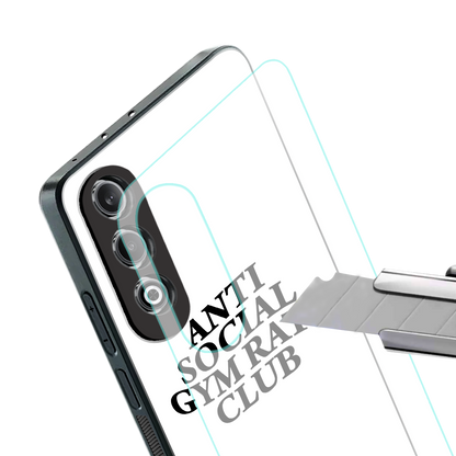 gym rats club back phone cover | glass case for oneplus nord ce 4