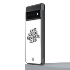 gym rats club back phone cover | glass case for google pixel 6 pro